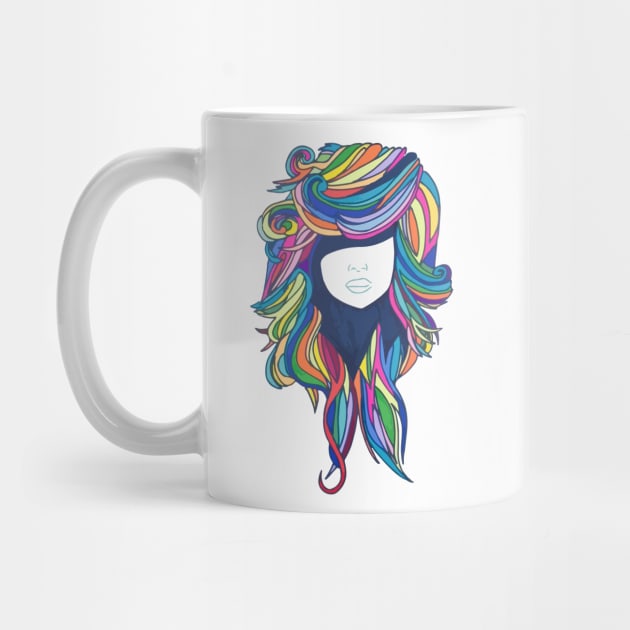 Rainbow Hair by wildmagnolia